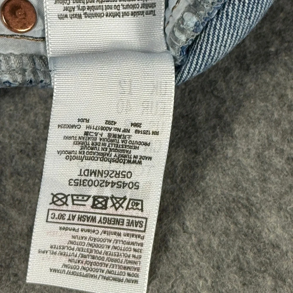 Topshop moto denim